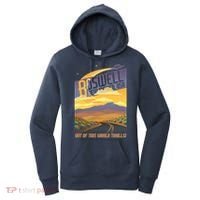 Roswell New Mexico Travel Poster Women's Hoodie thumb 0