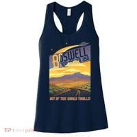 Roswell New Mexico Travel Poster Women's Tank Top thumb 0