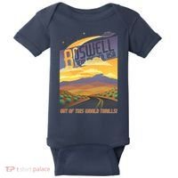 Roswell New Mexico Travel Poster Baby Bodysuit thumb 0