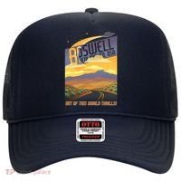 Roswell New Mexico Travel Poster Hat thumb 0