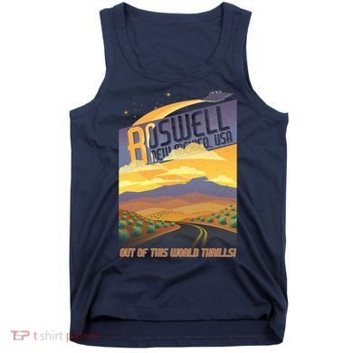 Roswell New Mexico Travel Poster Tank Top