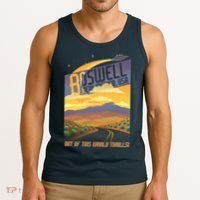 Roswell New Mexico Travel Poster Tank Top thumb 3