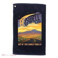 Roswell New Mexico Travel Poster Golf Towel thumb 0