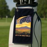 Roswell New Mexico Travel Poster Golf Towel thumb 2
