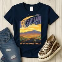 Roswell New Mexico Travel Poster Women's T-Shirt thumb 3