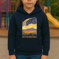 Roswell New Mexico Travel Poster Kids Hoodie thumb 3