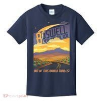 Roswell New Mexico Travel Poster Kids T-Shirt thumb 0