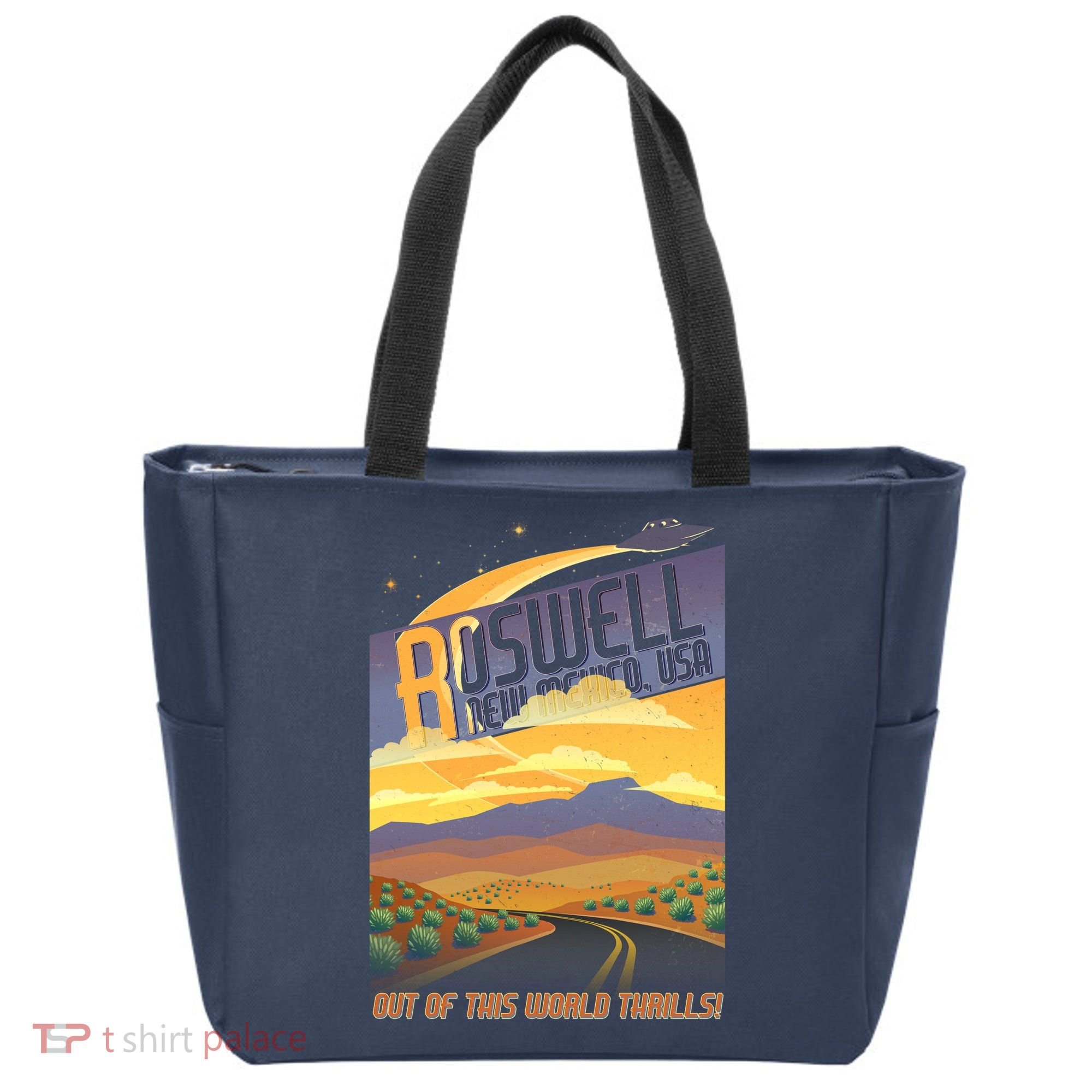 Roswell New Mexico Travel Poster Tote Bag