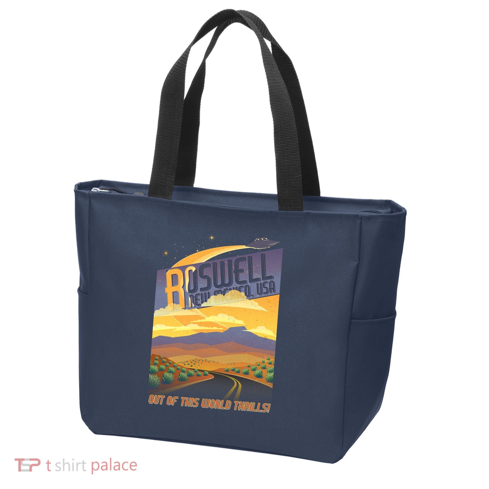 Roswell New Mexico Travel Poster Tote Bag