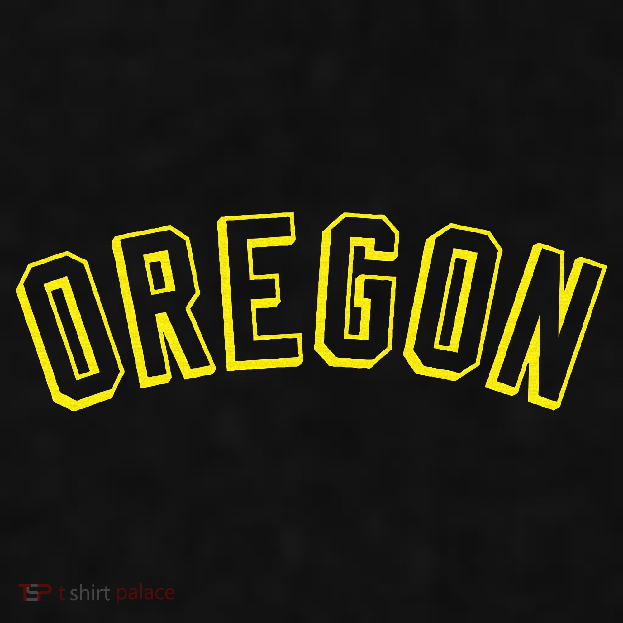 Retro Oregon Throwback Yellow Oregon Kids Ladies PosiCharge Tri-Blend Wicking Tank
