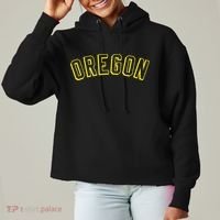 Retro Oregon Throwback Yellow Oregon Kids Ladies Heavyweight Boxy Pullover Hoodie thumb 0