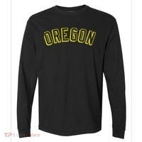 Retro Oregon Throwback Yellow Oregon Kids Comfort Colors Heavyweight Long Sleeve T-Shirt thumb 0