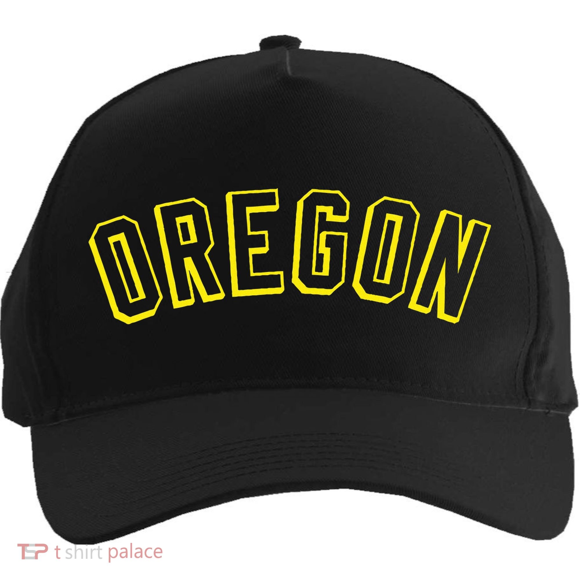 Retro Oregon Throwback Yellow Oregon Kids Five-Panel Snapback Cap