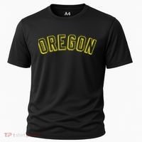 Retro Oregon Throwback Yellow Oregon Kids Cooling Performance Crew T-Shirt thumb 0