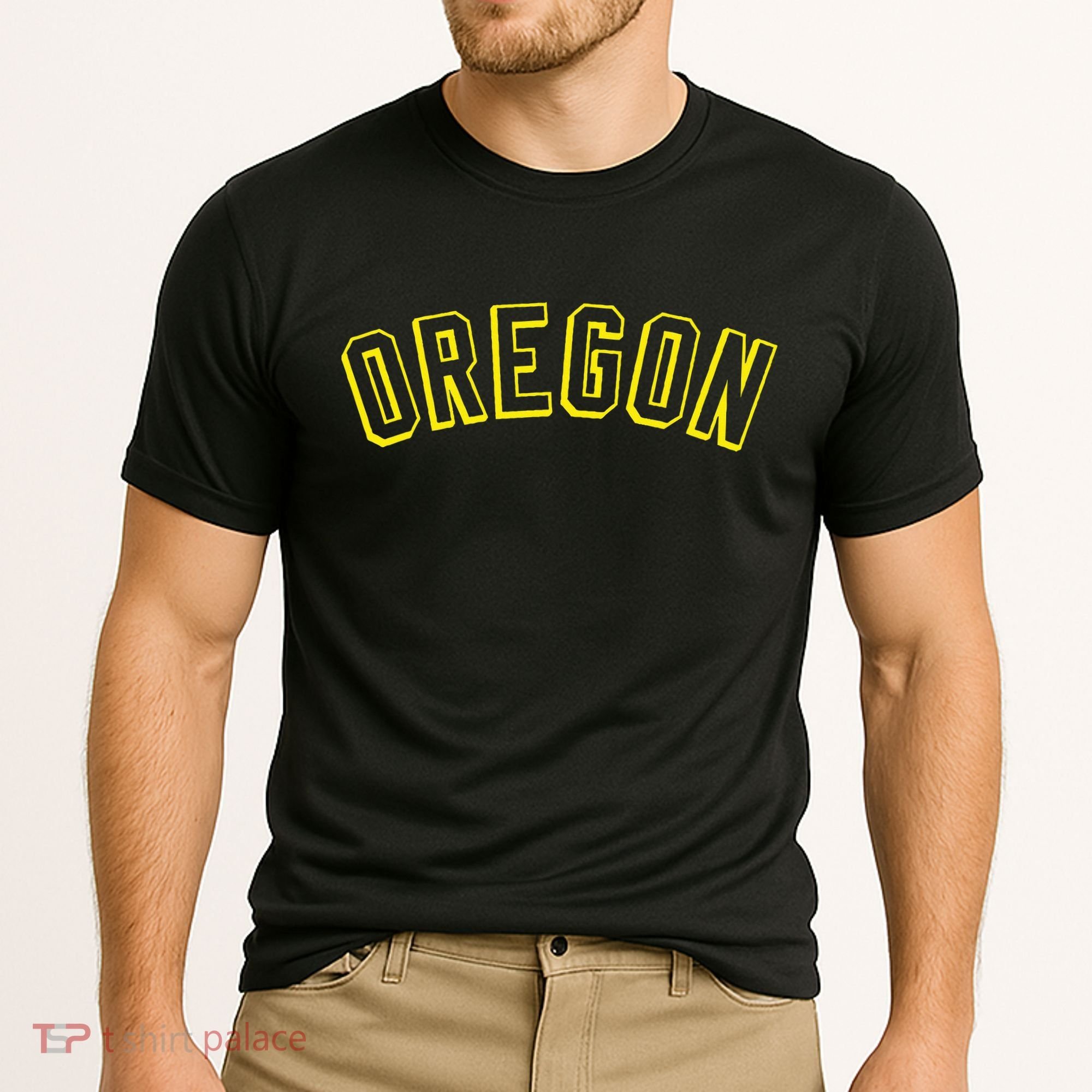 Retro Oregon Throwback Yellow Oregon Kids Cooling Performance Crew T-Shirt