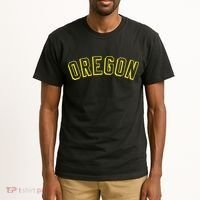 Retro Oregon Throwback Yellow Oregon Kids Tall T-Shirt thumb 2