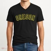 Retro Oregon Throwback Yellow Oregon Kids V-Neck T-Shirt thumb 2