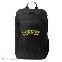 Retro Oregon Throwback Yellow Oregon Kids City Backpack thumb 0