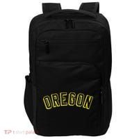Retro Oregon Throwback Yellow Oregon Kids Impact Tech Backpack thumb 0