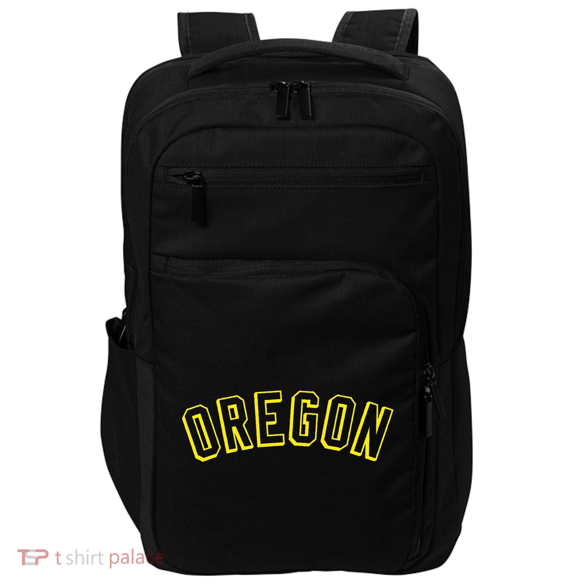 Retro Oregon Throwback Yellow Oregon Kids Impact Tech Backpack