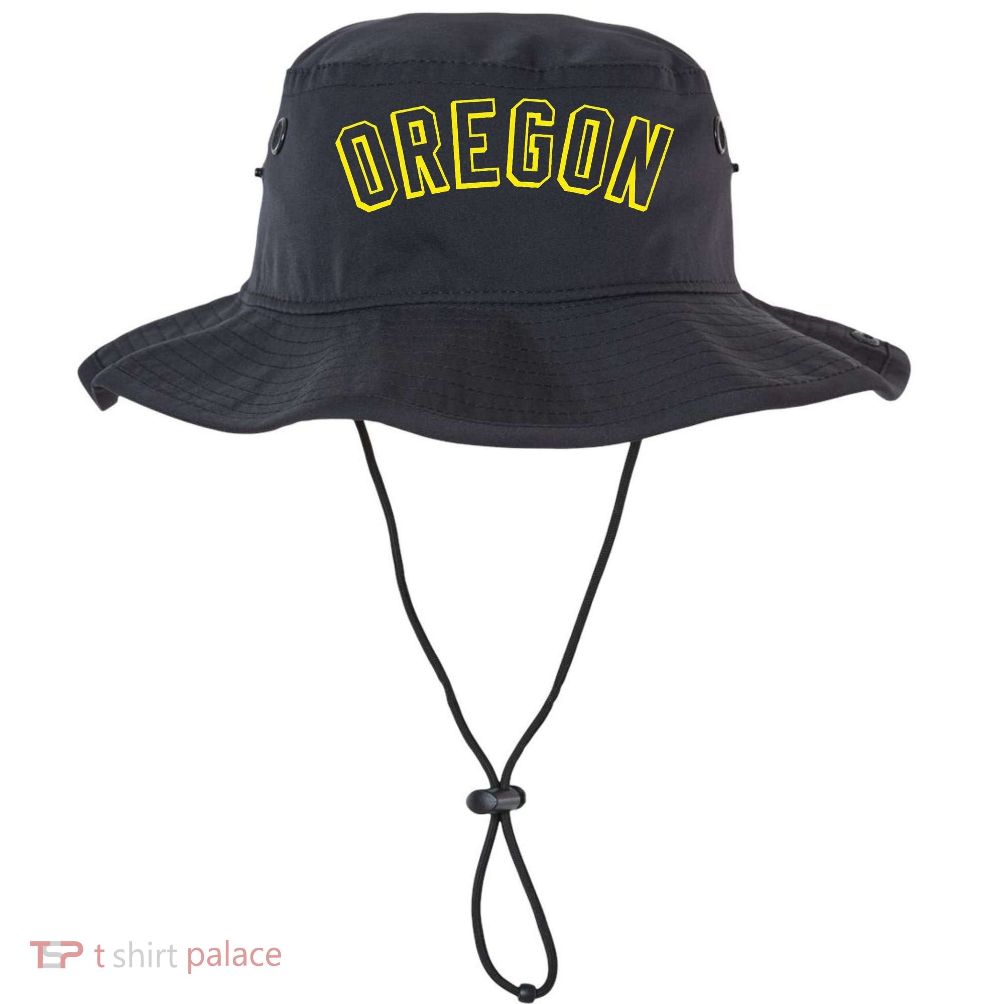 Retro Oregon Throwback Yellow Oregon Kids Bucket Hat