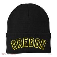 Retro Oregon Throwback Yellow Oregon Kids Beanie thumb 0