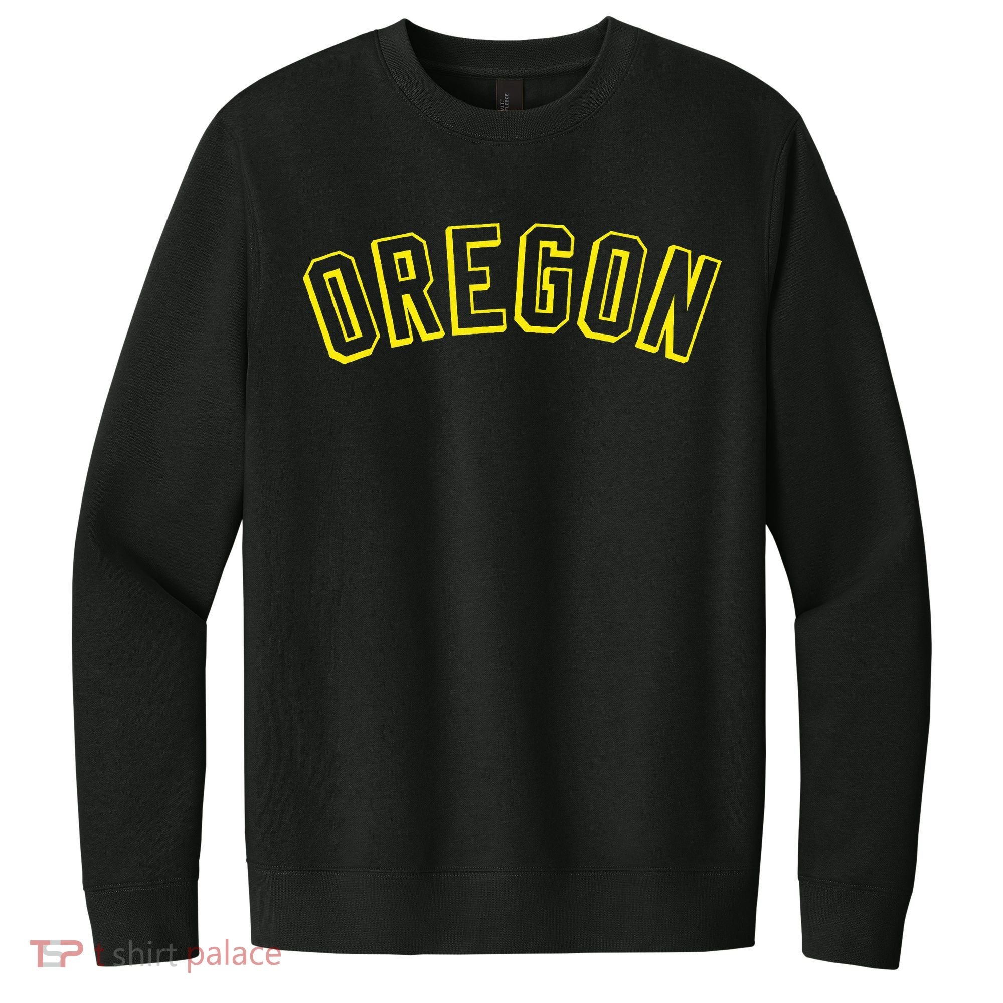 Retro Oregon Throwback Yellow Oregon Kids V.I.T. Fleece Crew Sweatshirt