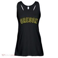 Retro Oregon Throwback Yellow Oregon Kids Ladies Essential Flowy Tank thumb 0