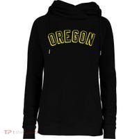 Retro Oregon Throwback Yellow Oregon Kids Womens Funnel Neck Pullover Hood thumb 0