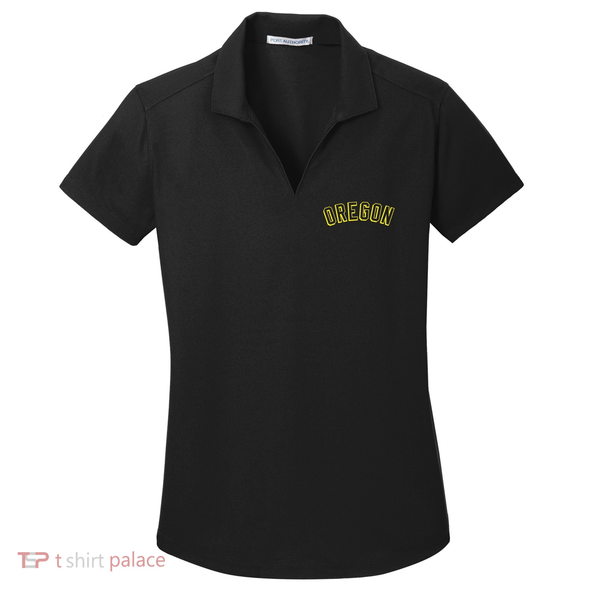 Retro Oregon Throwback Yellow Oregon Kids Women's Dry Zone Grid Polo