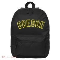 Retro Oregon Throwback Yellow Oregon Kids 16 in Basic Backpack thumb 0