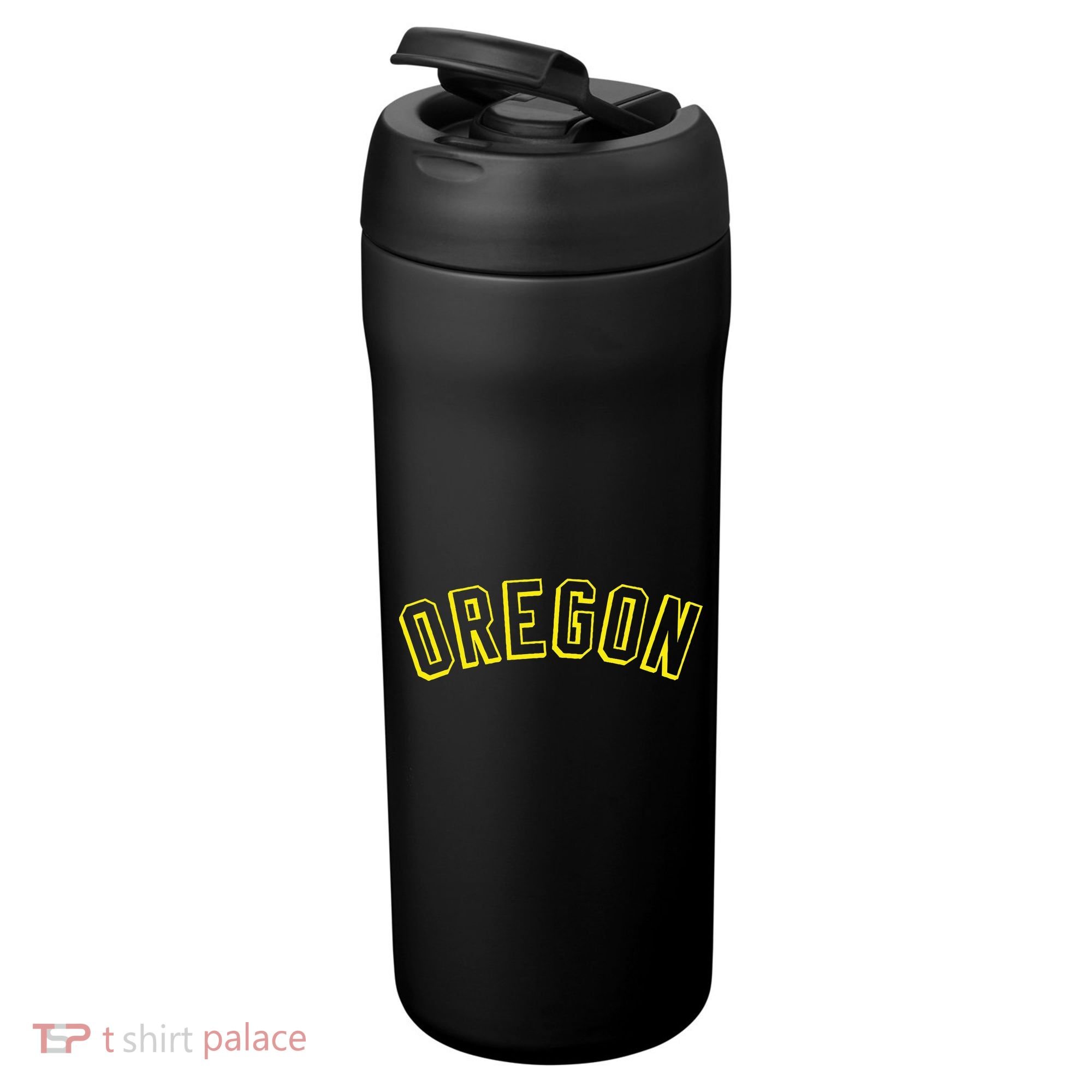 Retro Oregon Throwback Yellow Oregon Kids 24oz Duet Stainless Steel Tumbler