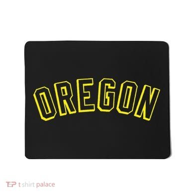 Retro Oregon Throwback Yellow Oregon Kids Mousepad