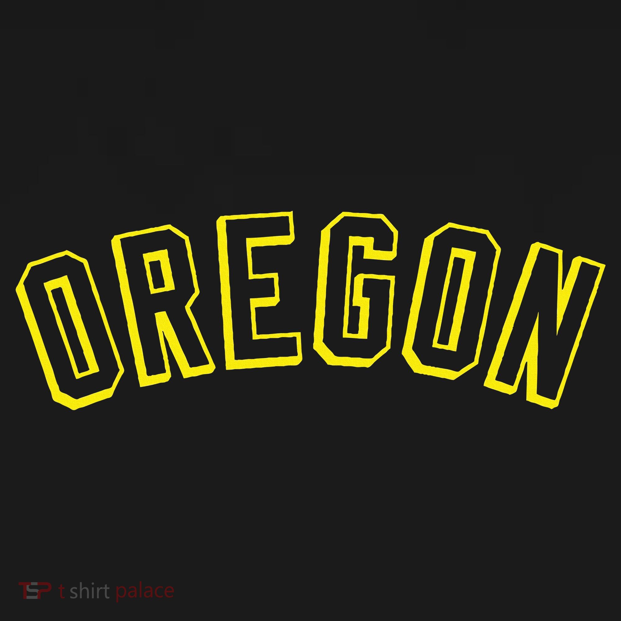 Retro Oregon Throwback Yellow Oregon Kids Ornament