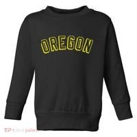 Retro Oregon Throwback Yellow Oregon Kids Toddler Sweatshirt thumb 0
