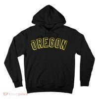 Retro Oregon Throwback Yellow Oregon Kids Tall Hoodie thumb 0