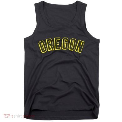 Retro Oregon Throwback Yellow Oregon Kids Tank Top