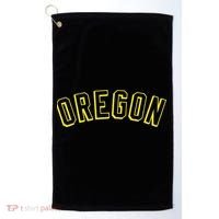 Retro Oregon Throwback Yellow Oregon Kids Golf Towel thumb 0