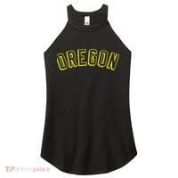 Retro Oregon Throwback Yellow Oregon Kids Women's Perfect Tri Rocker Tank thumb 0