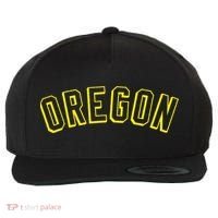 Retro Oregon Throwback Yellow Oregon Kids Wool Snapback Cap thumb 0