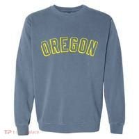 Retro Oregon Throwback Yellow Oregon Kids Garment-Dyed Sweatshirt thumb 0