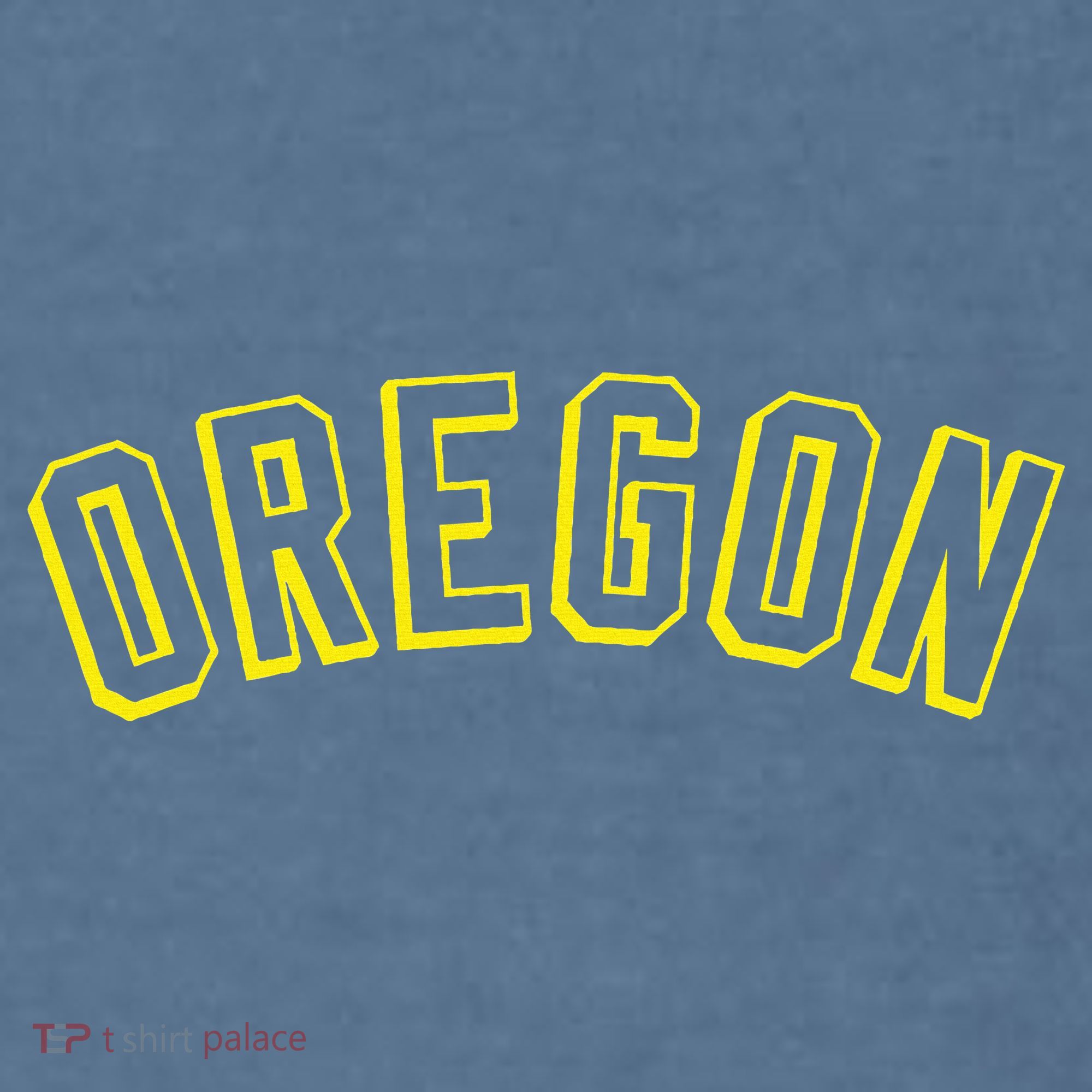 Retro Oregon Throwback Yellow Oregon Kids Garment-Dyed Sweatshirt