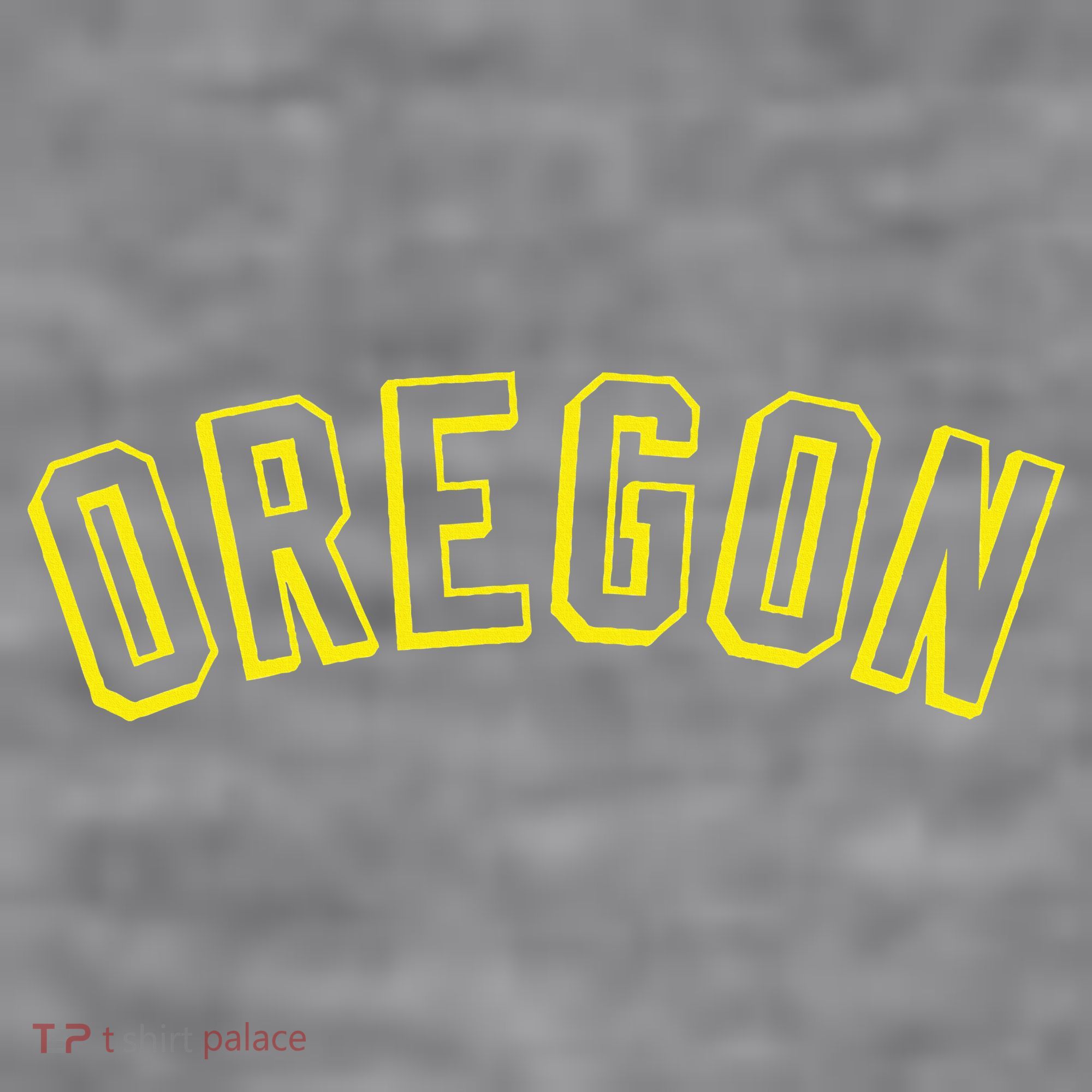 Retro Oregon Throwback Yellow Oregon Kids Women's Racerback Cropped Tank