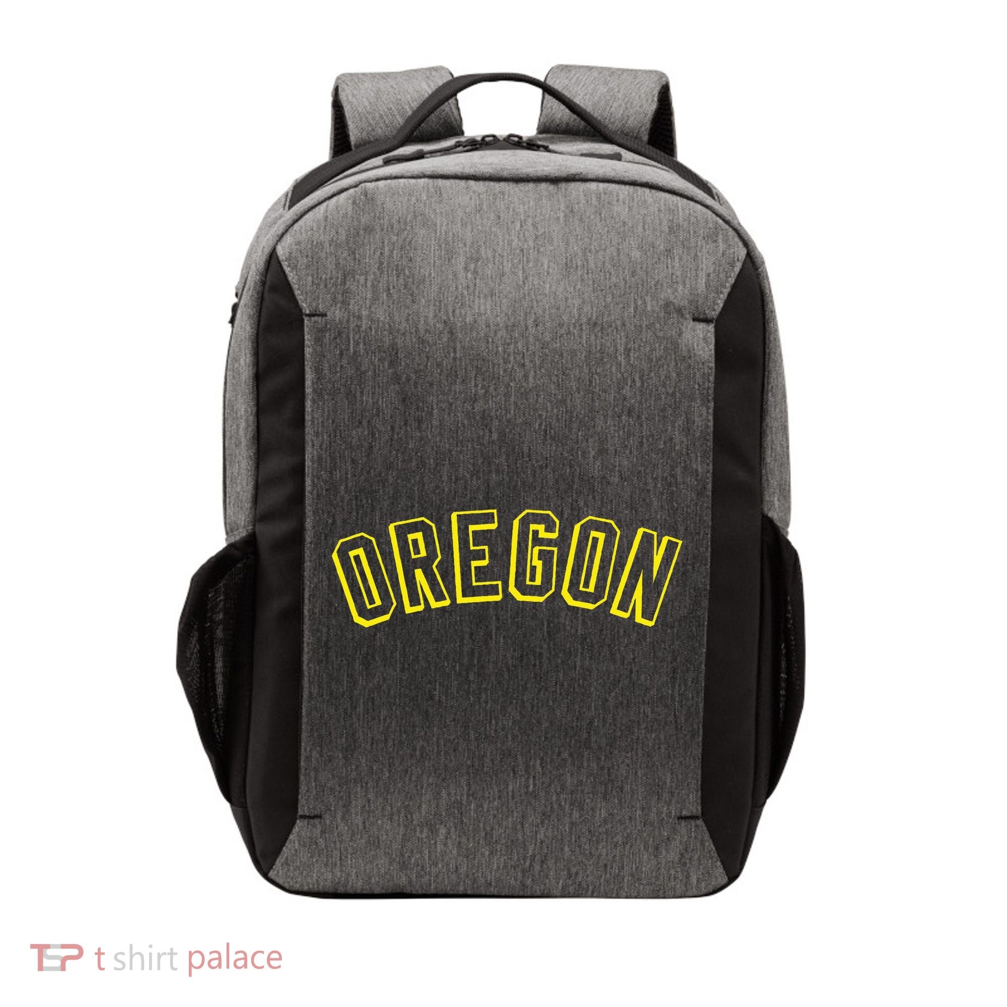 Retro Oregon Throwback Yellow Oregon Kids Vector Backpack