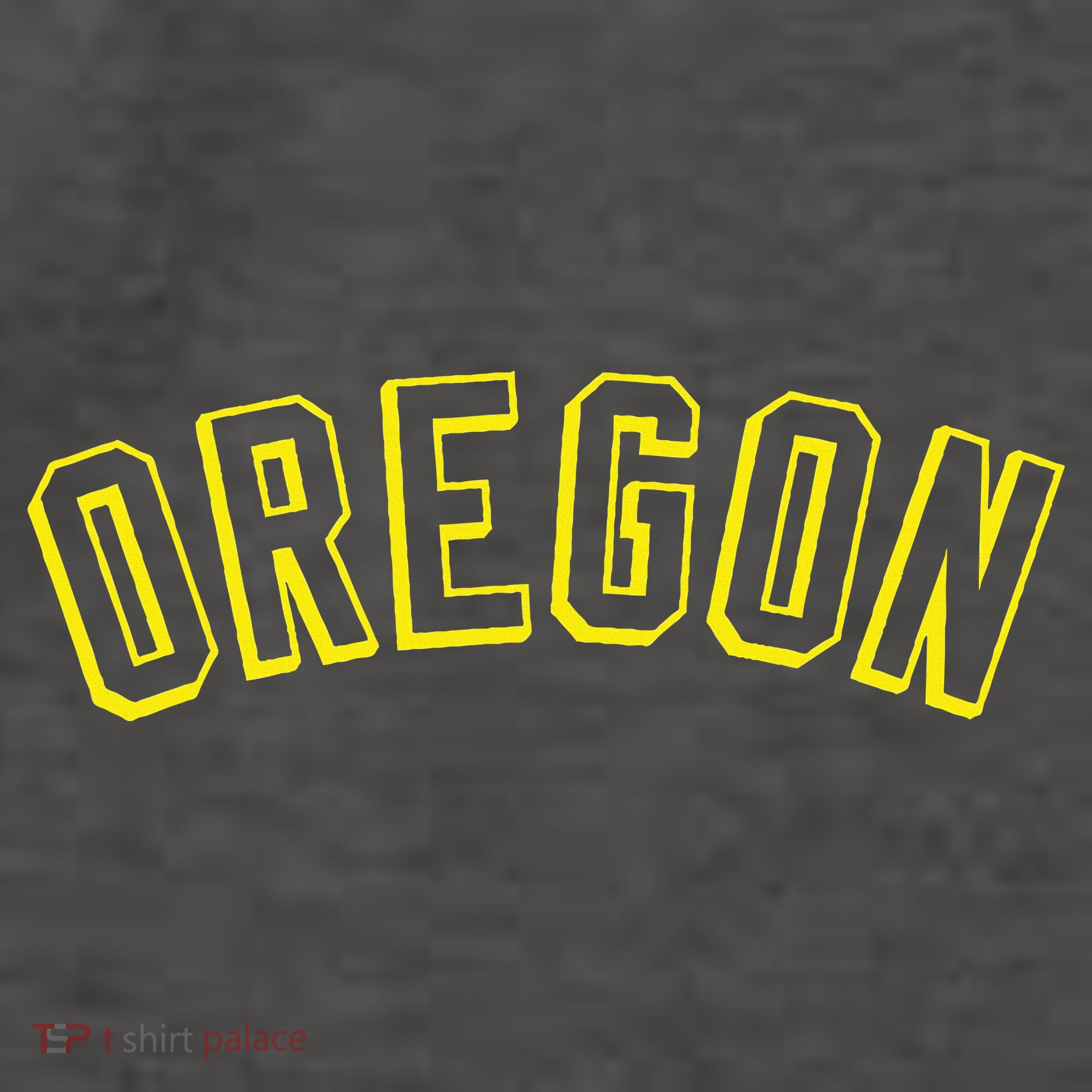 Retro Oregon Throwback Yellow Oregon Kids Vector Backpack