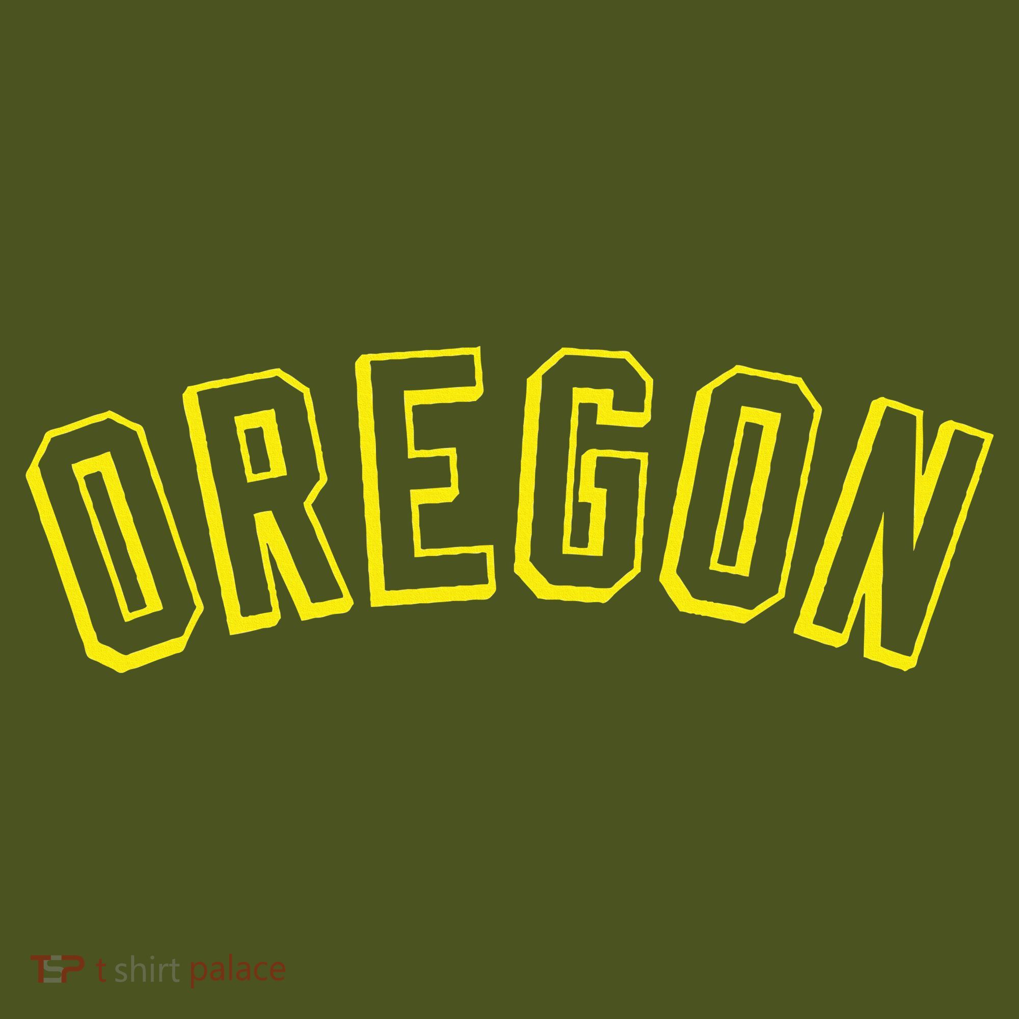 Retro Oregon Throwback Yellow Oregon Kids The Baniff Cuffed Pom Beanie