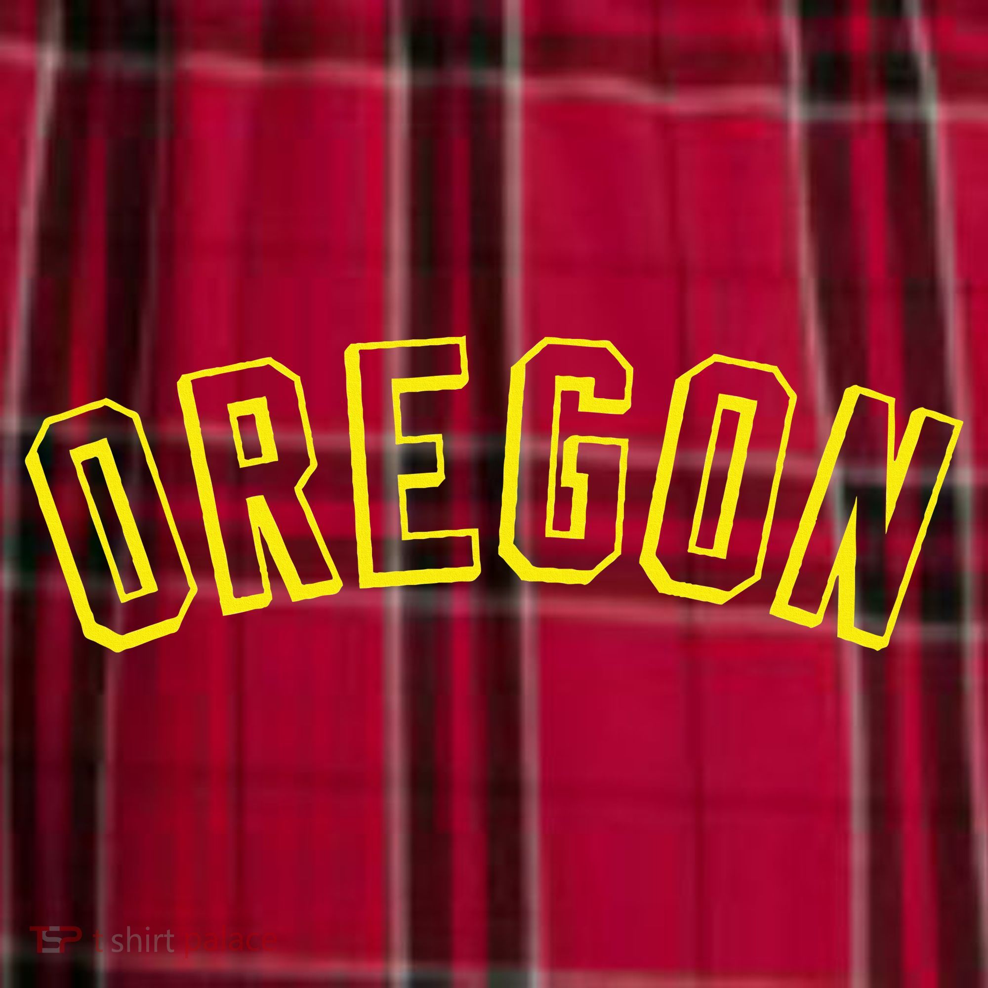 Retro Oregon Throwback Yellow Oregon Kids Men's Flannel Plaid Pajama Pants