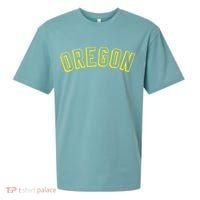 Retro Oregon Throwback Yellow Oregon Kids Sueded Cloud Jersey T-Shirt thumb 0