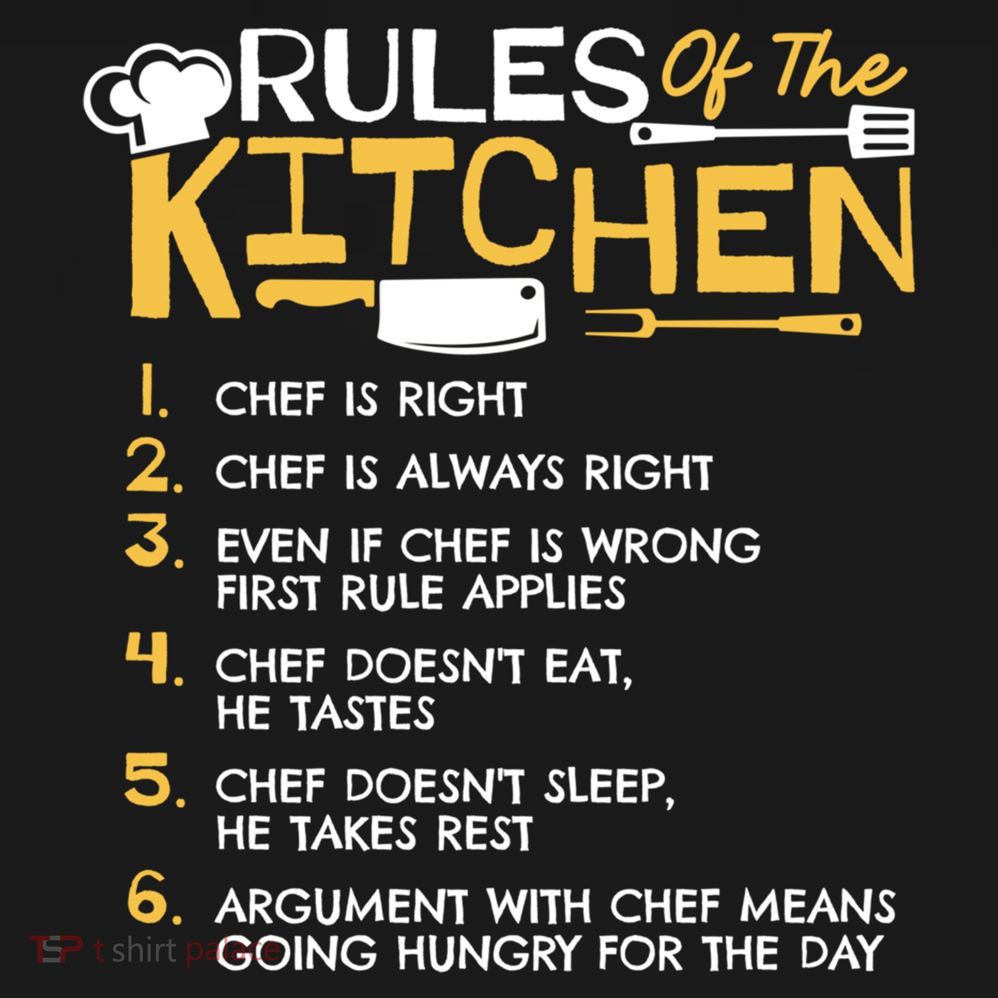 Rules Of The Kitchen Culinary Restaurant Chef Cooking Funny Gift Bucket Hat