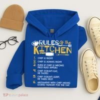 Rules Of The Kitchen Culinary Restaurant Chef Cooking Funny Gift Hoodie thumb 4